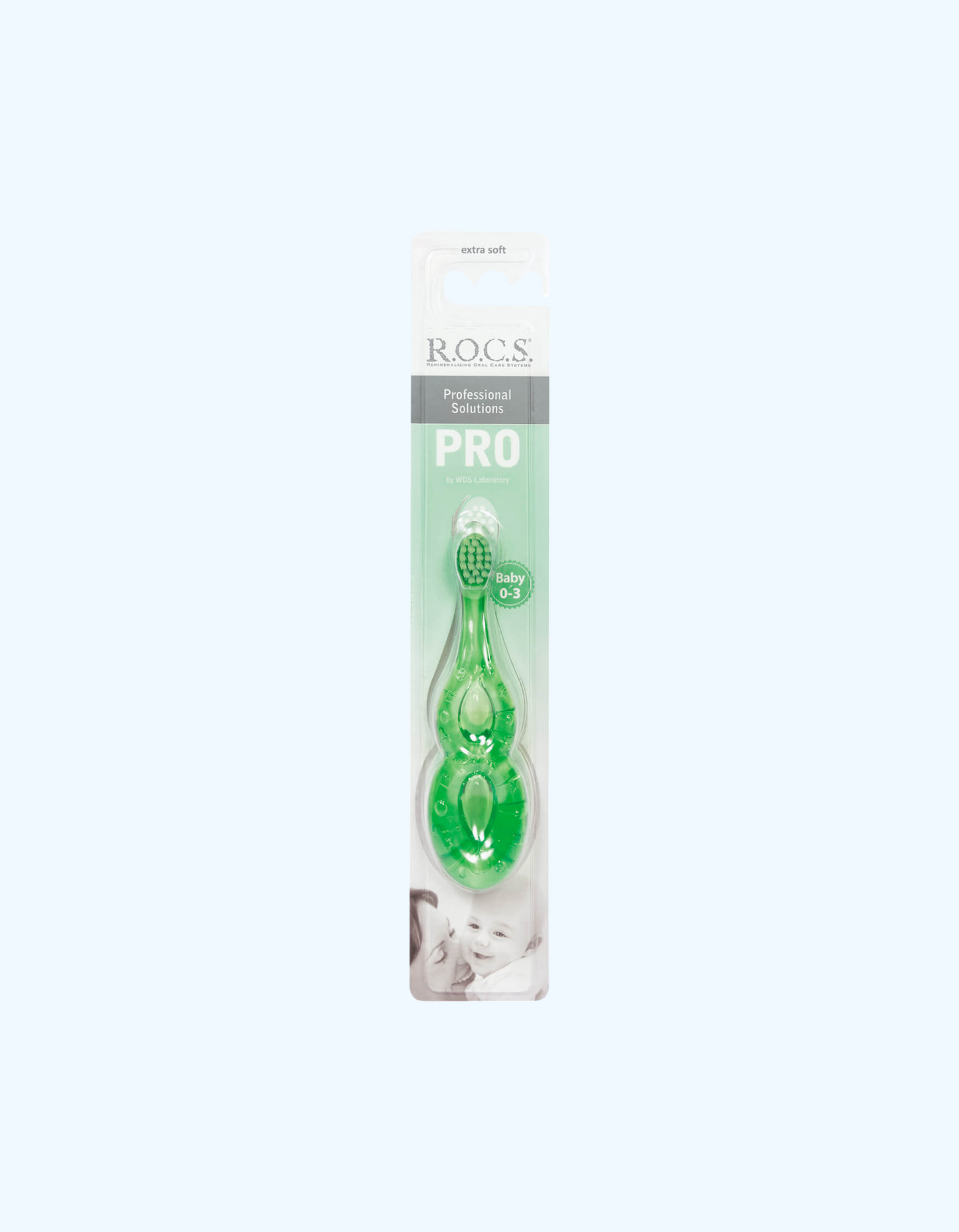 R.O.C.S. Pro Baby Extra Soft зубная щетка экстра мягкая для детей от 0 до 3 лет