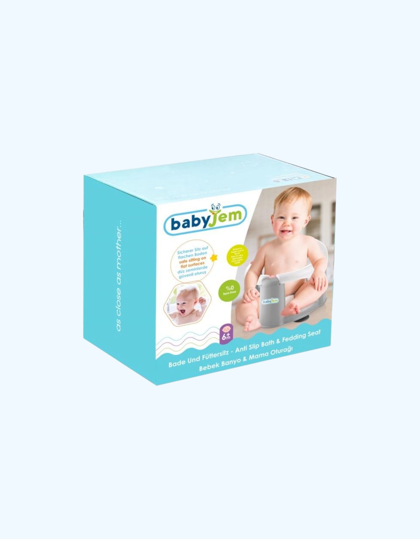 BabyJem Сиденье для купания и кормления малыша с присосками
