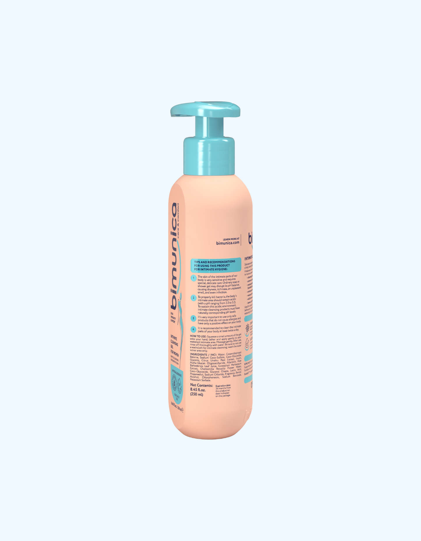 Bimunica Intim Gigienik Gel, 250/500 ml