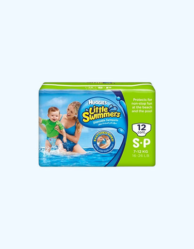 Huggies Little Swimmers Подгузники для плавания, 7-12 кг, 12 шт