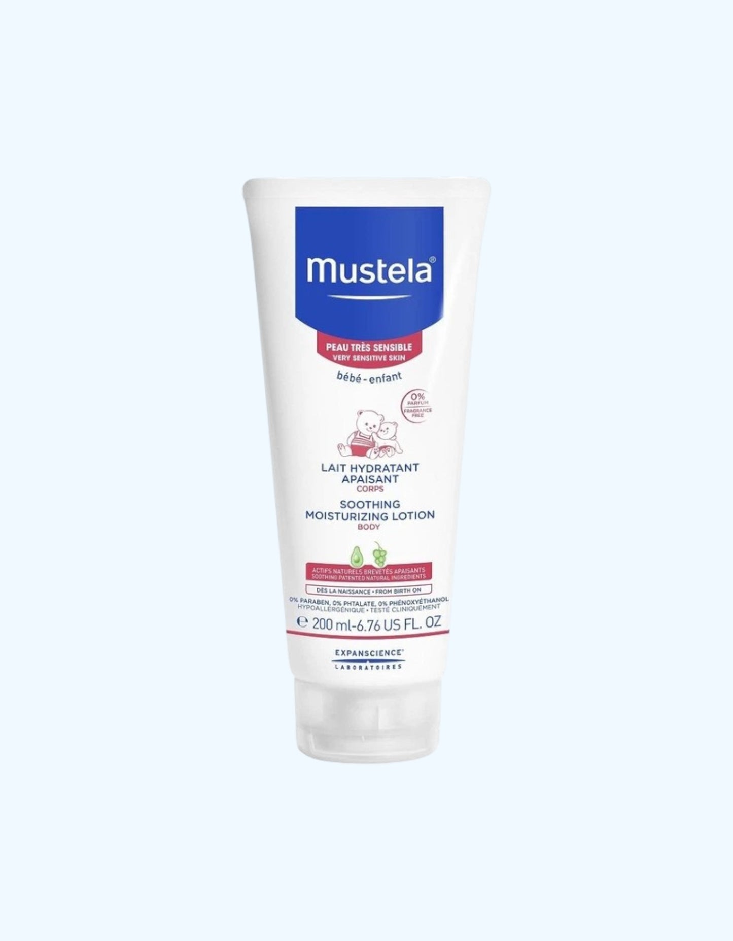 Mustela Комфортный гель для душа, 200/300 мл