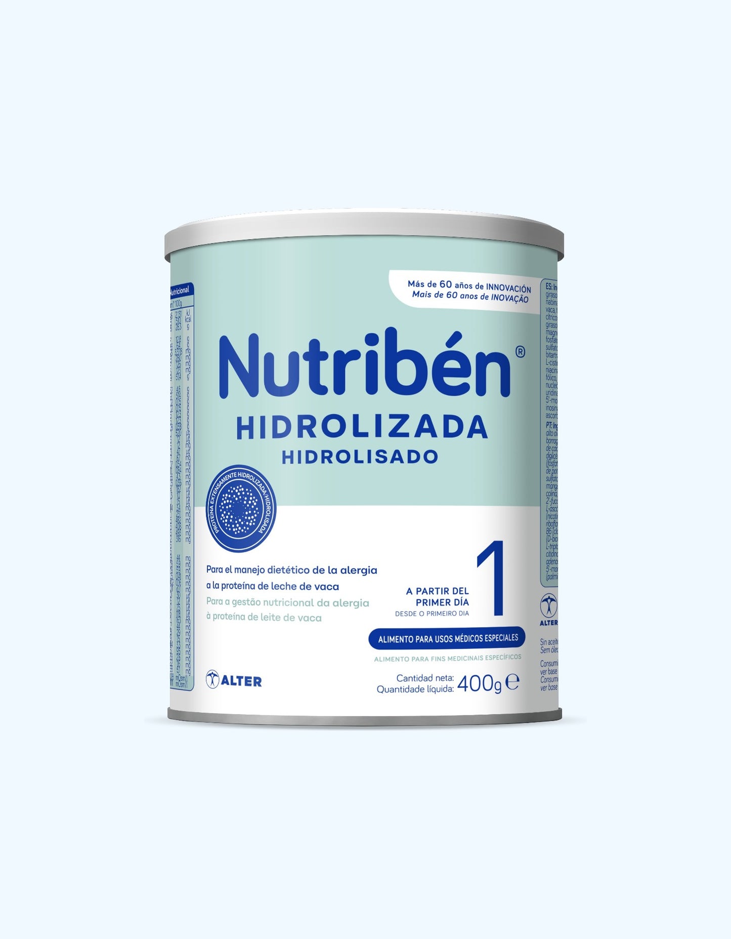 Nutriben Gidrolizlangan aralashma, dietik, tez eriydigan, 0-6 oy, 400 g