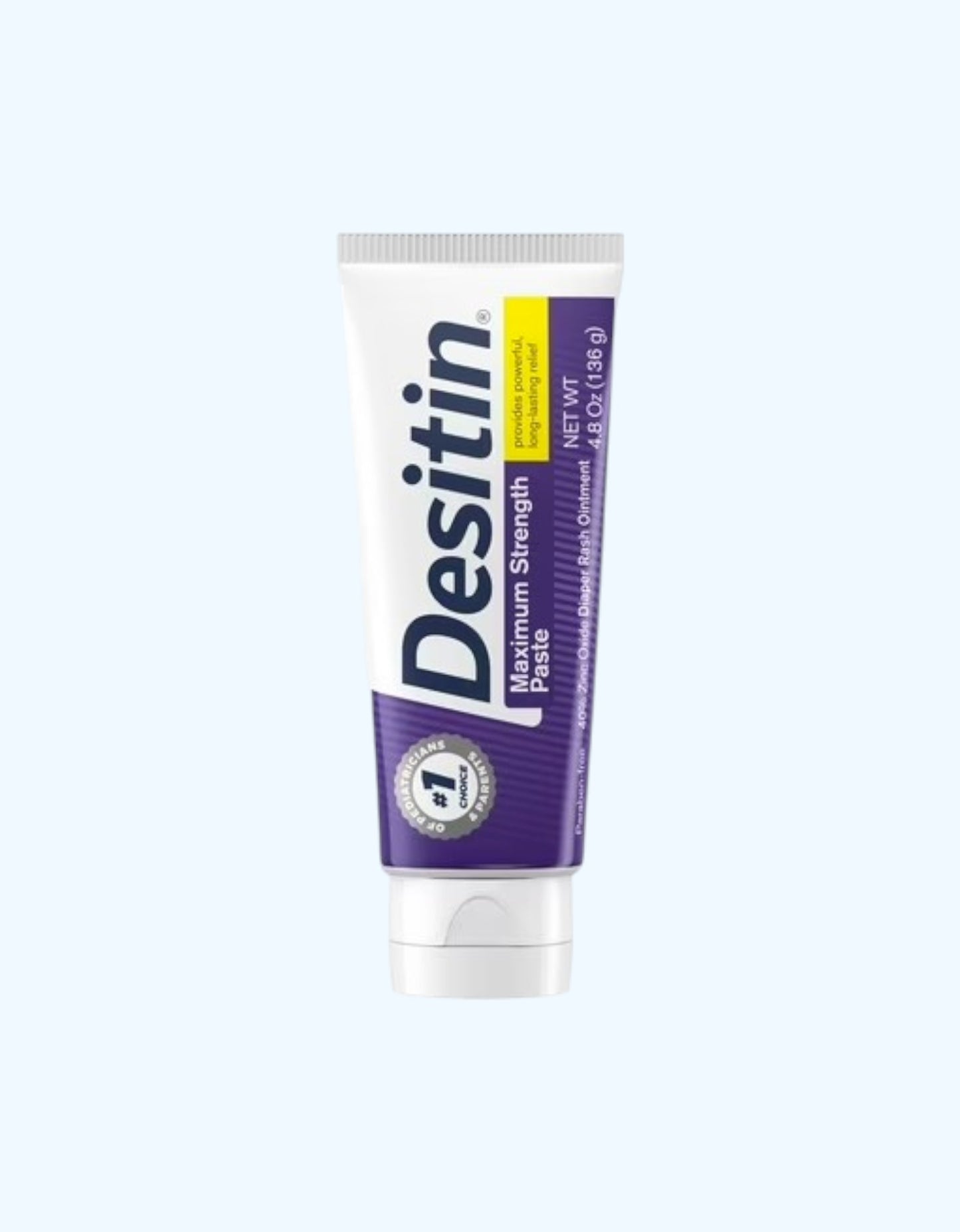 Desitin Maximum Strength Крем от опрелостей с оксидом цинка 40%, 136 г