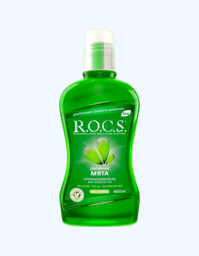 R.O.C.S. Ополаскиватель "Двойная мята", 400 мл