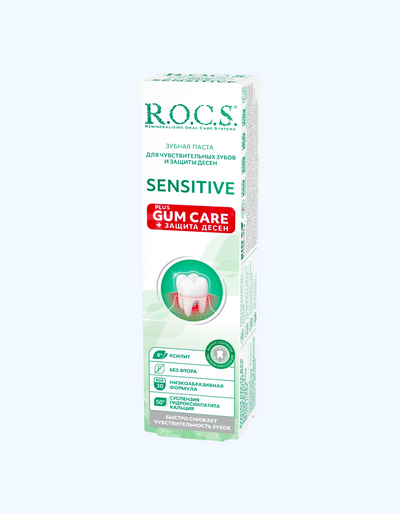 R.O.C.S. Зубная паста SENSITIVE Plus Gum Care, 94 гр