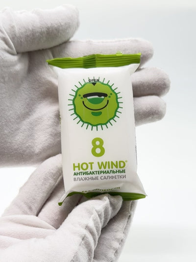 Lovular Влажные салфетки, Антибактериальные, 8 шт