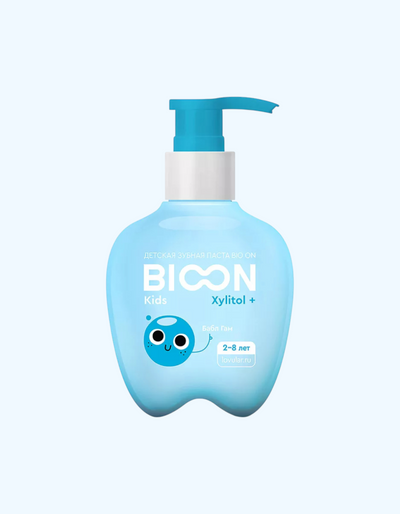BIO ON Детская зубная паста, Bubble gum, с Пробиотиком, 24+ мес., 200 г