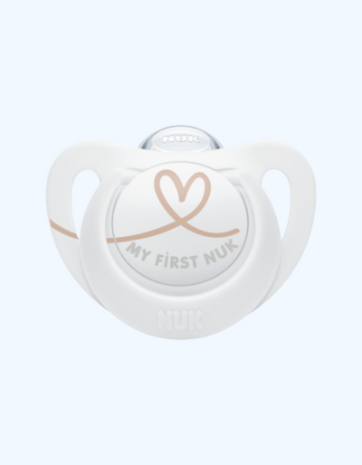 Nuk Пустышка Star силиконовая, 0-6 мес