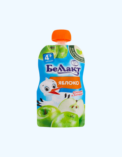 Olma bilan Bellakt pyuresi, 4+ oy, 90 g