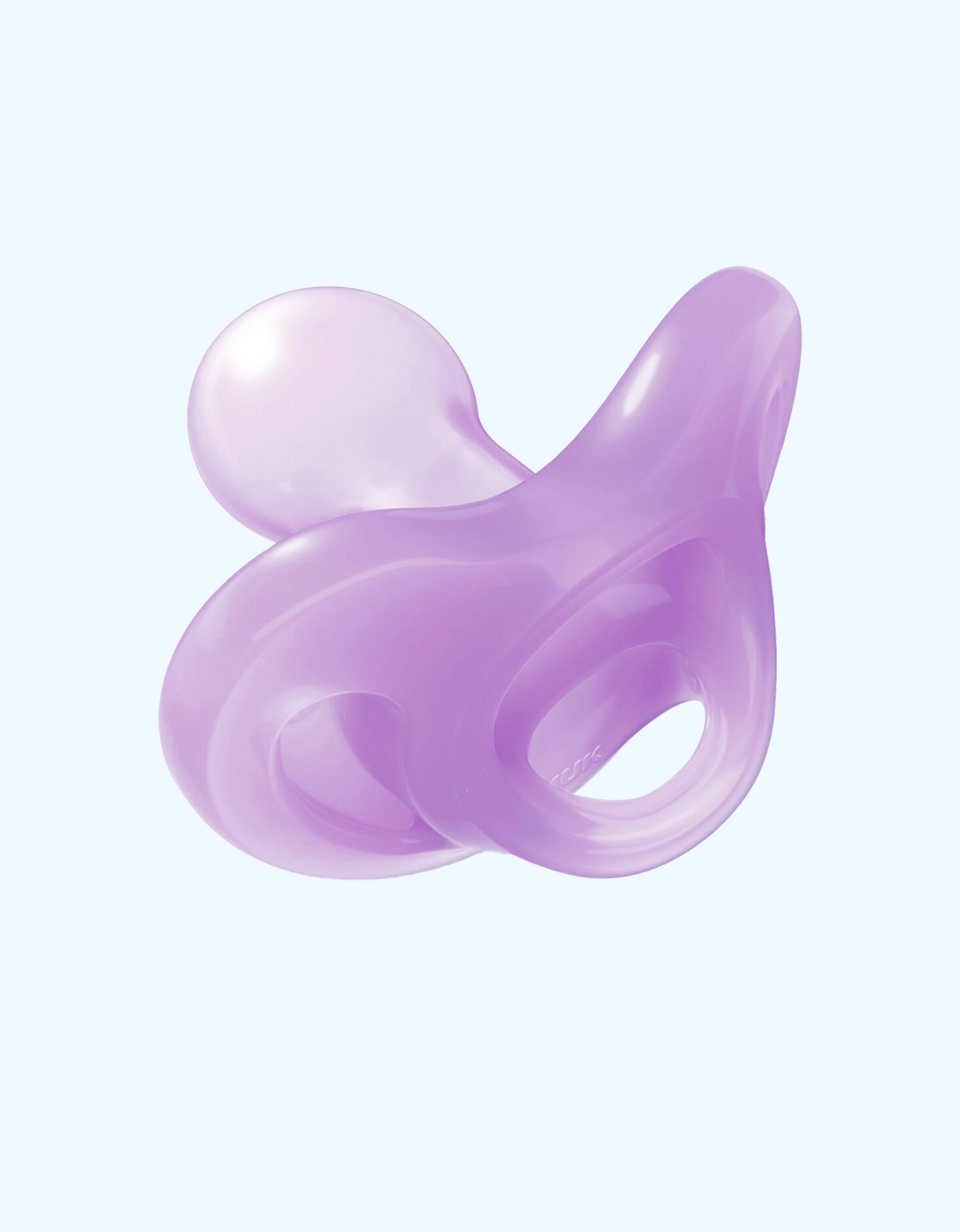 Kam vaznli chaqaloqlar uchun Nuk Pacifier, silikon, binafsha rang, S o'lchami, 0+ oy.