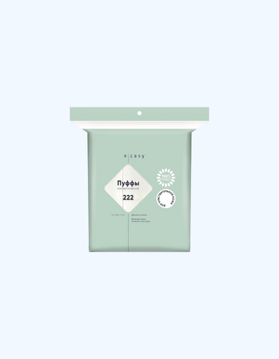 Nozik teri uchun E-RASY puflar, 222 dona.