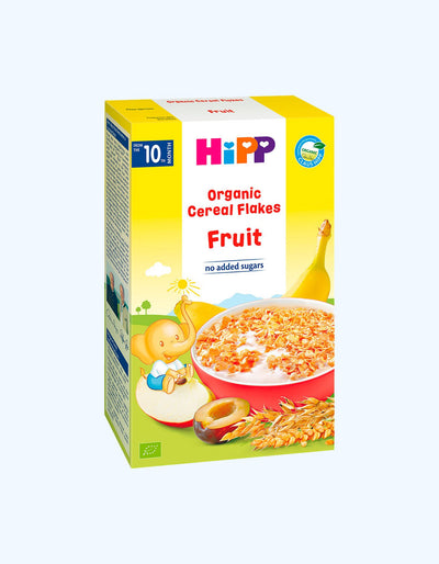 HiPP Cereal Каша, безмолочная, с фруктами, с хлопьями, 10+ мес., 200 г