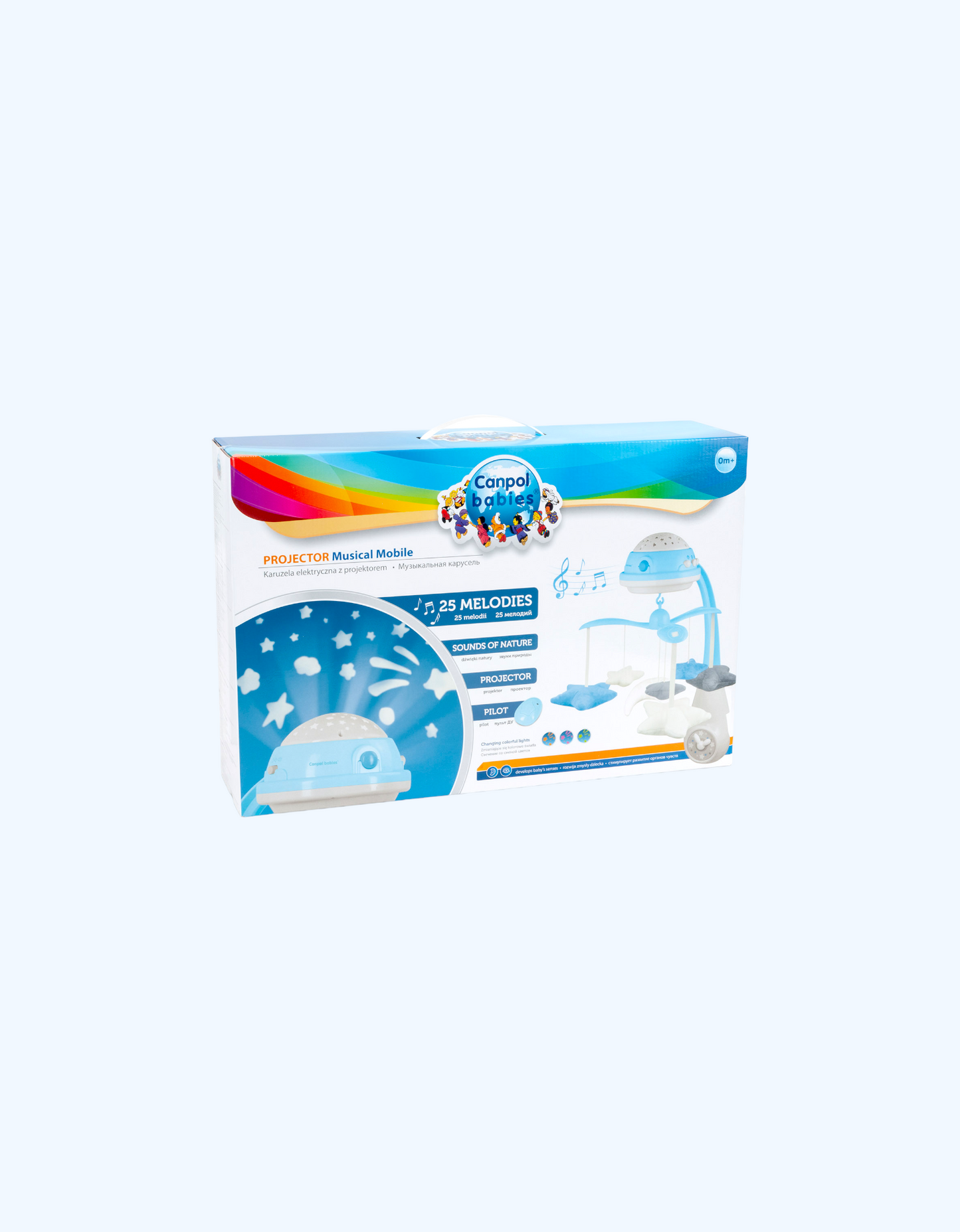 Canpol Babies Карусель музыкальная с проектором, голубая