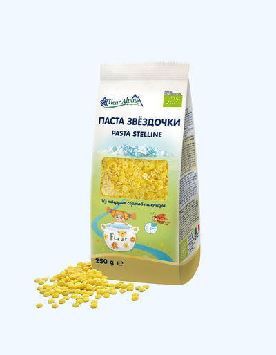 Fleur Alpine Паста безглютеновая, звездочки, пшеничная, 250 г