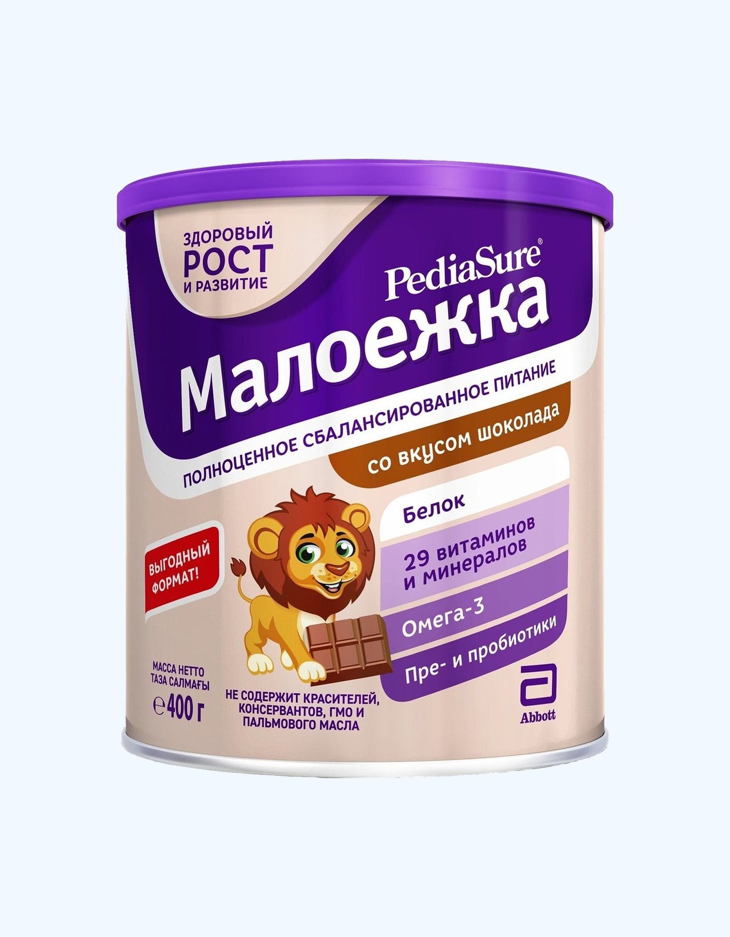 PediaSure Малоежка Смесь сухая, шоколад, 400 г