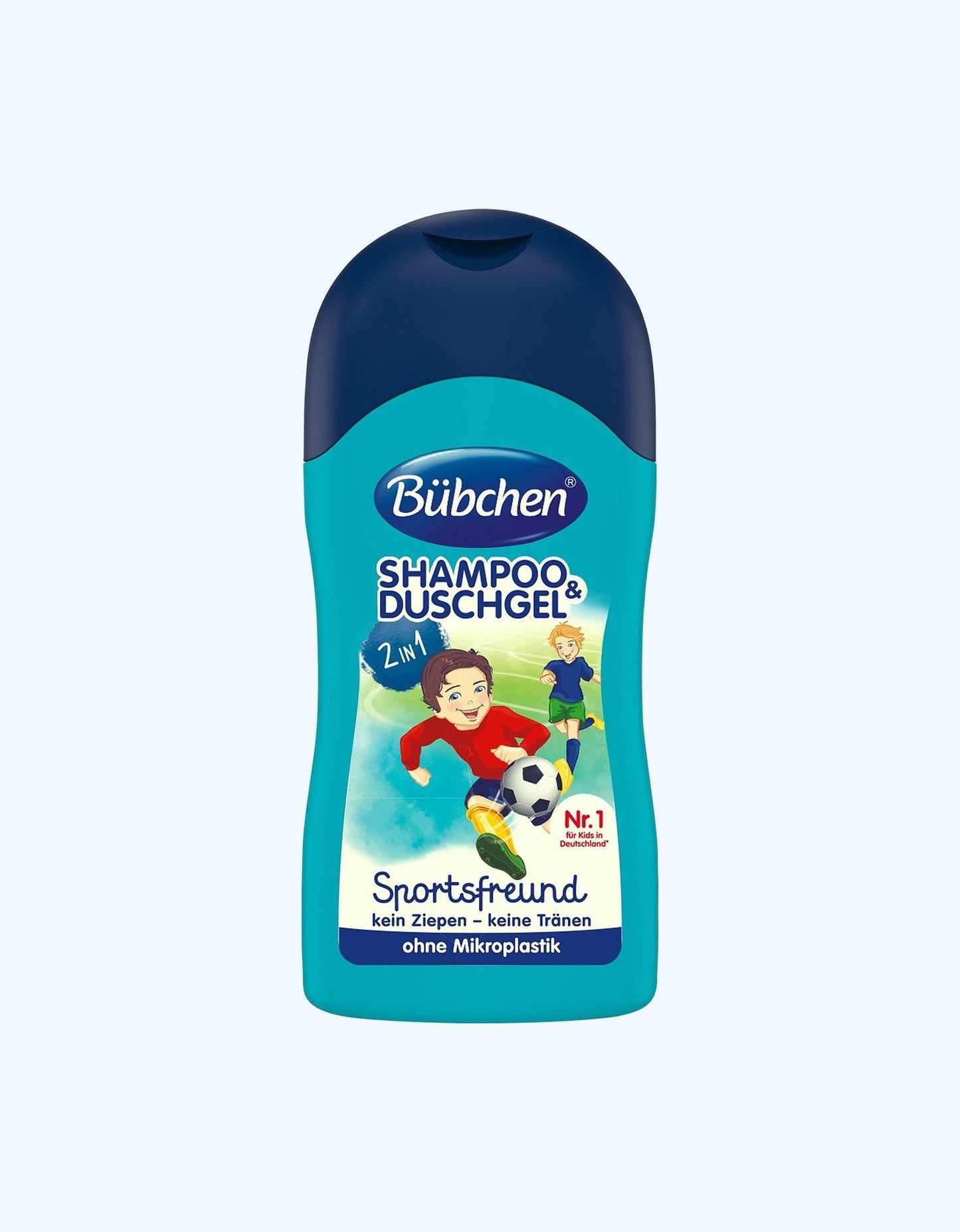 Bubchen Юный Спортсмен, Гель для волос и тела, для чувствительной кожи, 3+ лет, 50 мл