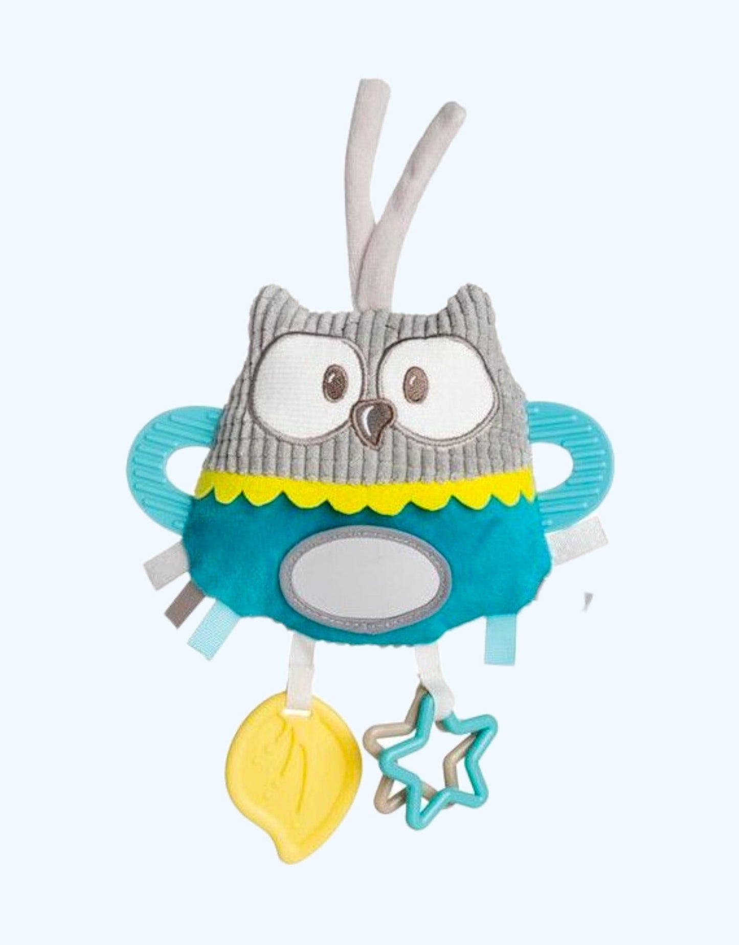 Canpol Babies Pastel Friends Игрушка плюшевая развивающая, синяя