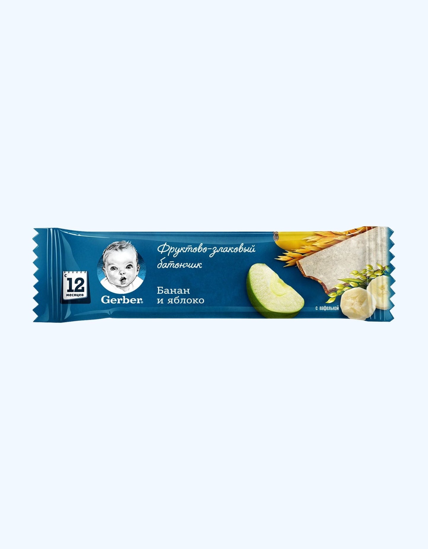 Gerber Bar, banan, olma, 12+ oy, 25 g