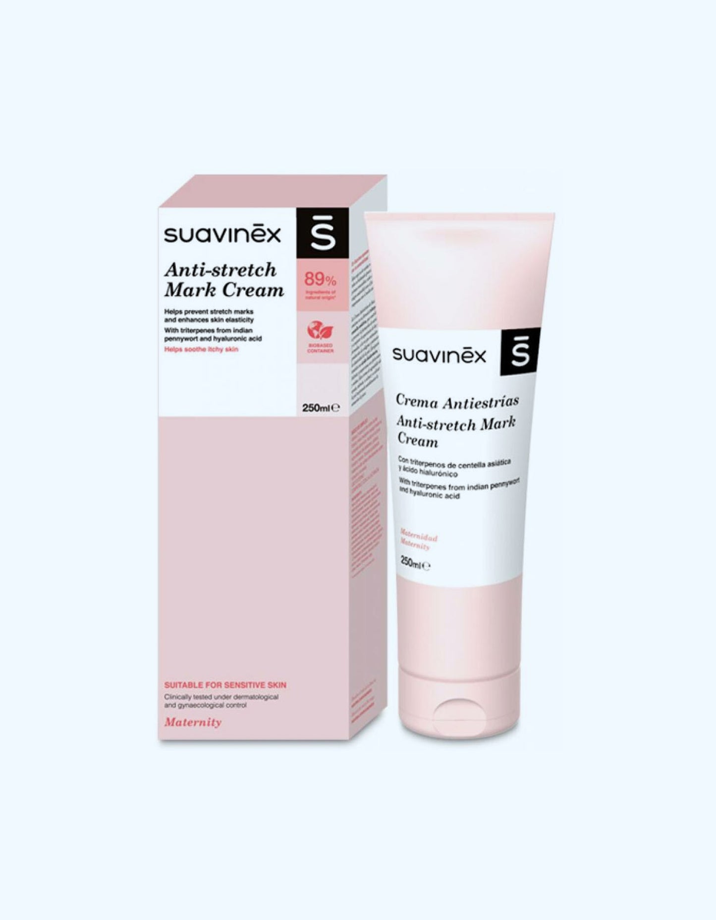 Suavinex Крем от растяжек во время и после беременности, 250 мл