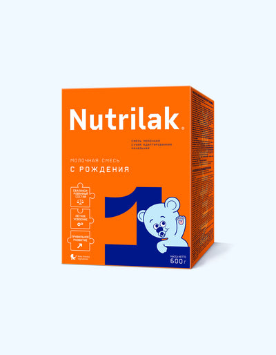 Nutrilak 1 Tug'ilgandan 6 oygacha bo'lgan kukunli sut formulasi, 300/600/1050 g