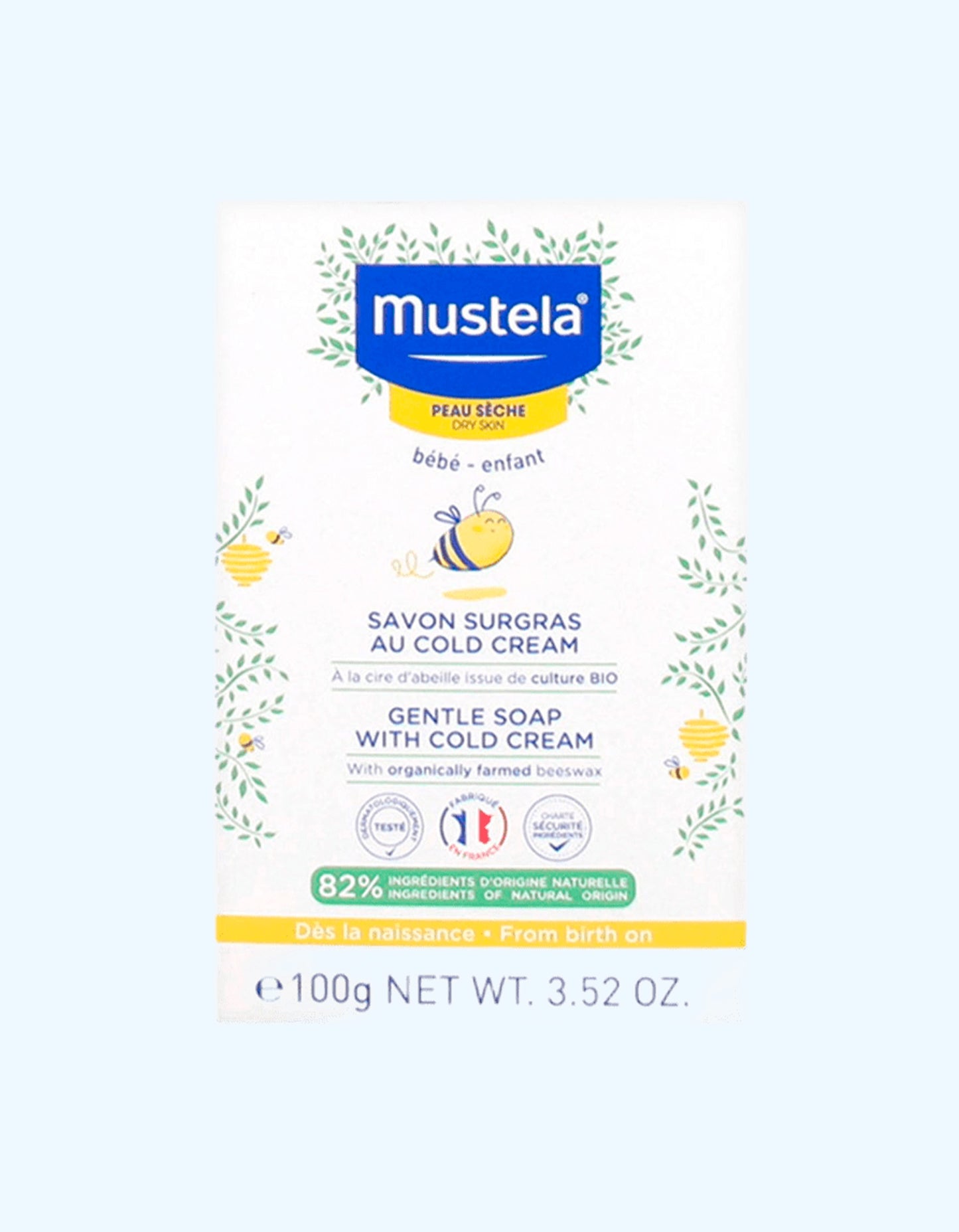 Mustela Sovuq kremli yumshoq sovun, 100 g
