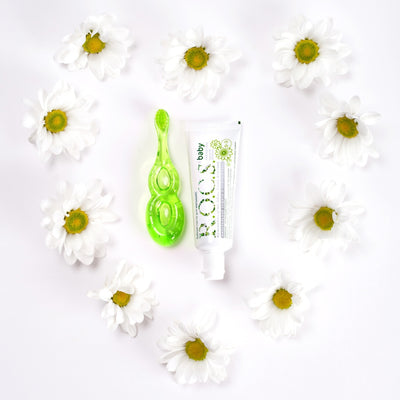 R.O.C.S. Зубная паста Baby Нежный уход Душистая Ромашка, 0-3 лет, 45 г