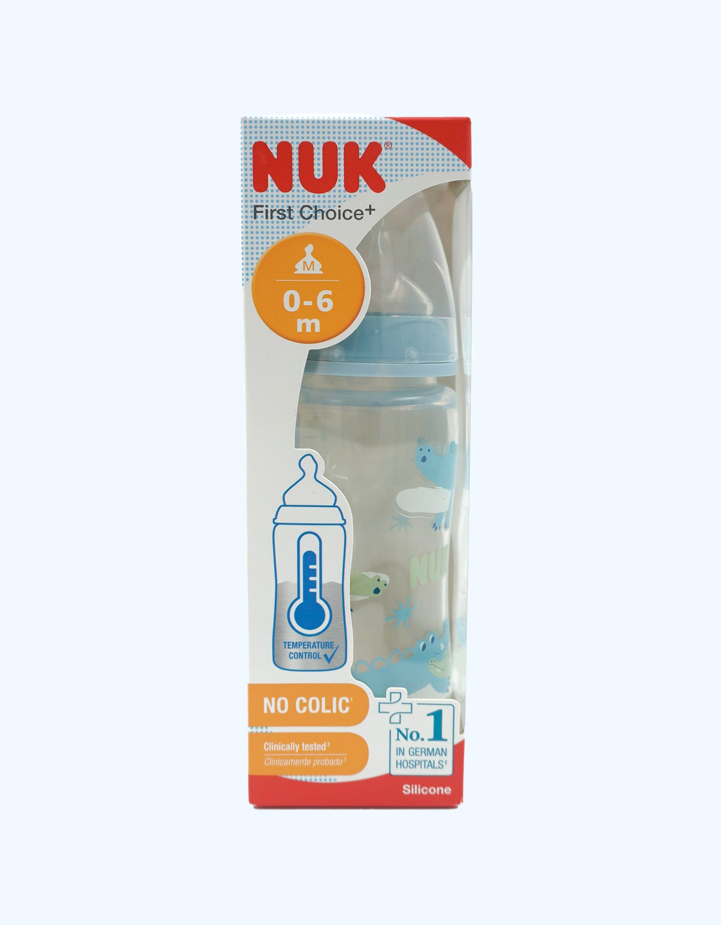 Nuk Бутылка FC+ Temp с силиконовой соской, 300 мл