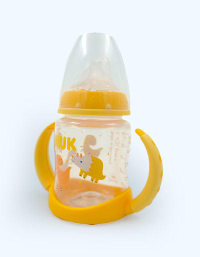 Nuk Бутылочка обучающая Dino с ручками, 150 мл