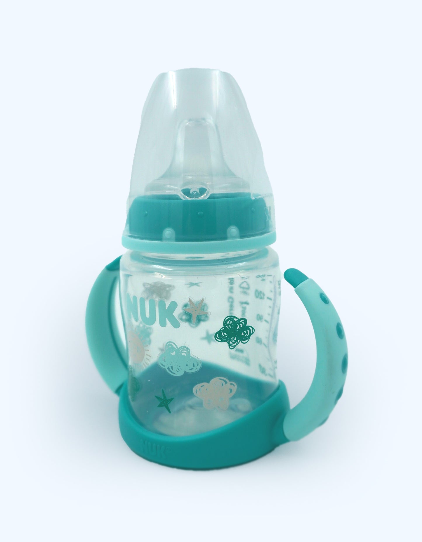 Nuk Бутылочка обучающая Cloud с ручками, 150 мл