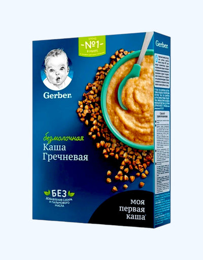 Gerber Каша безмолочная, гречневая, 4+ мес., 180 г
