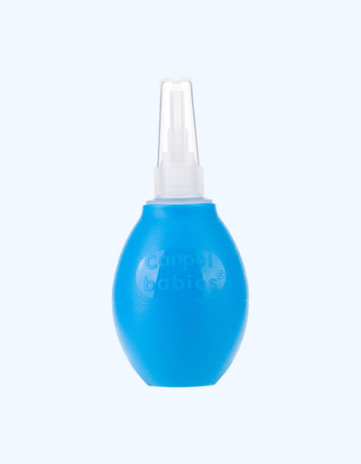 Canpol Babies Аспиратор для носа голубой, две насадки, силиконовый, без BPA, 0+ мес.