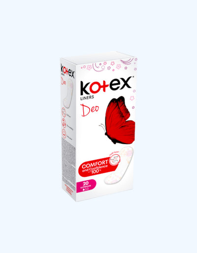 Kotex Daily ultra yupqa prokladkalar Deo, 1 tomchi, 20 dona