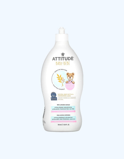 Attitude Sensitive Skin Baby Средство для мытья детской посуды, гипоаллергенный, 700 мл