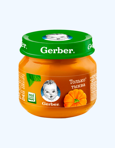 Gerber Пюре, из тыквы, 5+ мес., 80 г