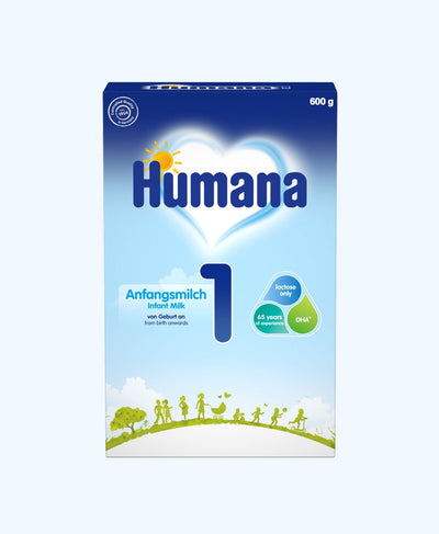 Humana 1 Смесь, молочная, быстрорастворимая, 0-6 мес., 300/600/800 г