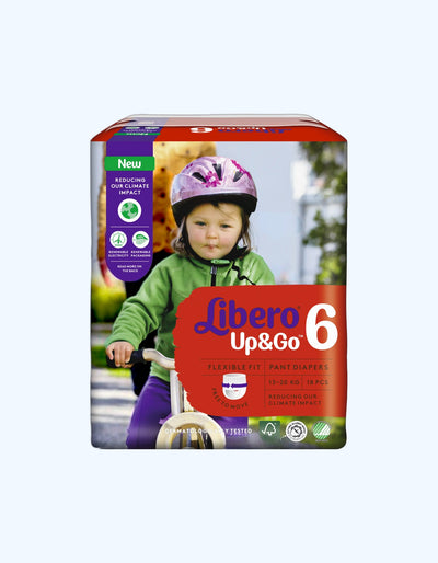 Libero Up&Go 6, tagliklar-shimlar, 13-20 kg, 18 dona