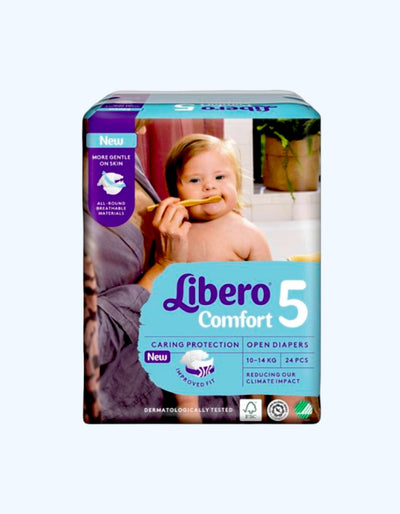 Libero Comfort 5, tagliklar, 10-14 kg, 24/76 dona