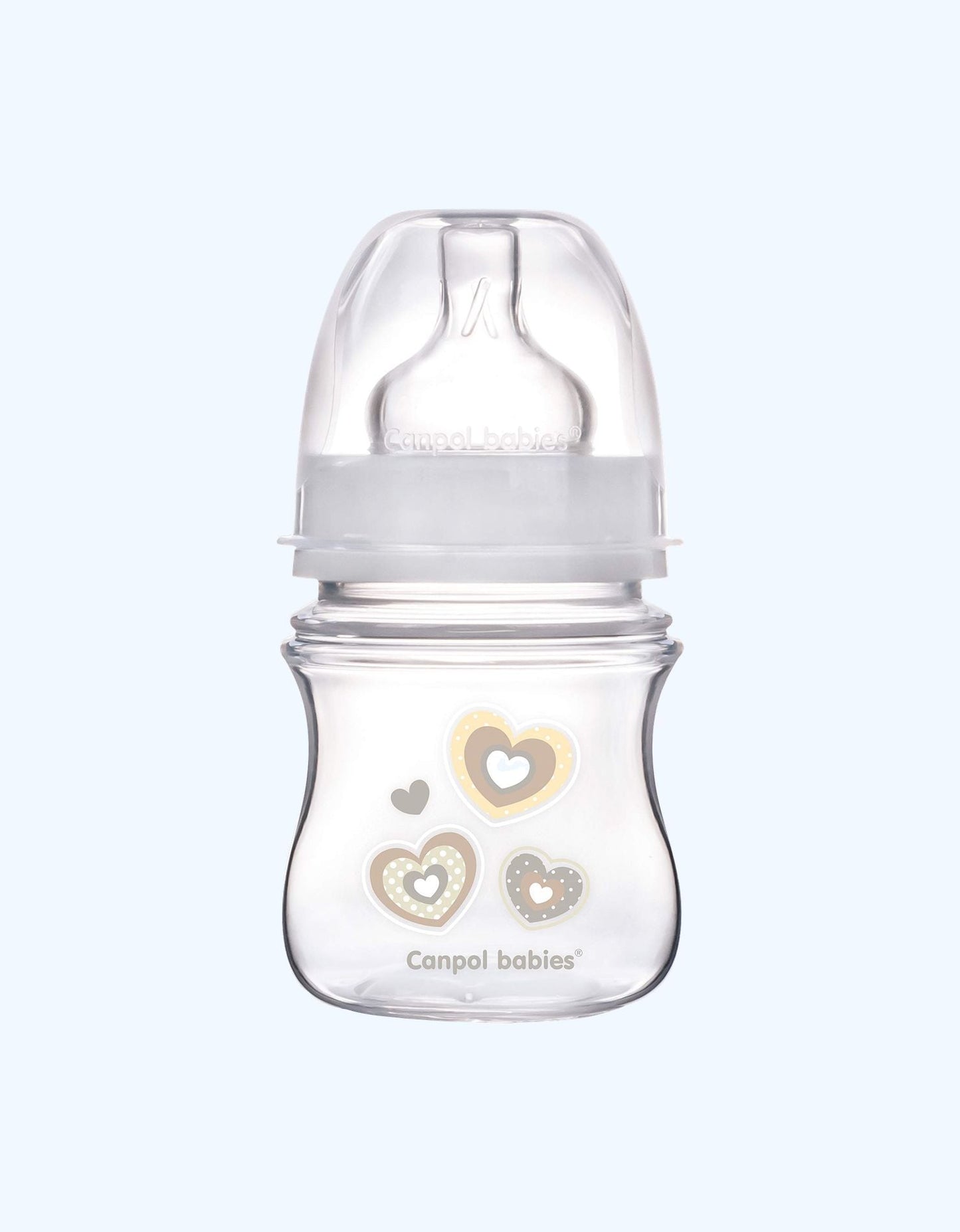 Canpol Babies Anti-Colic, бутылочка для кормления, силиконовая соска, 0+ мес., 120 мл