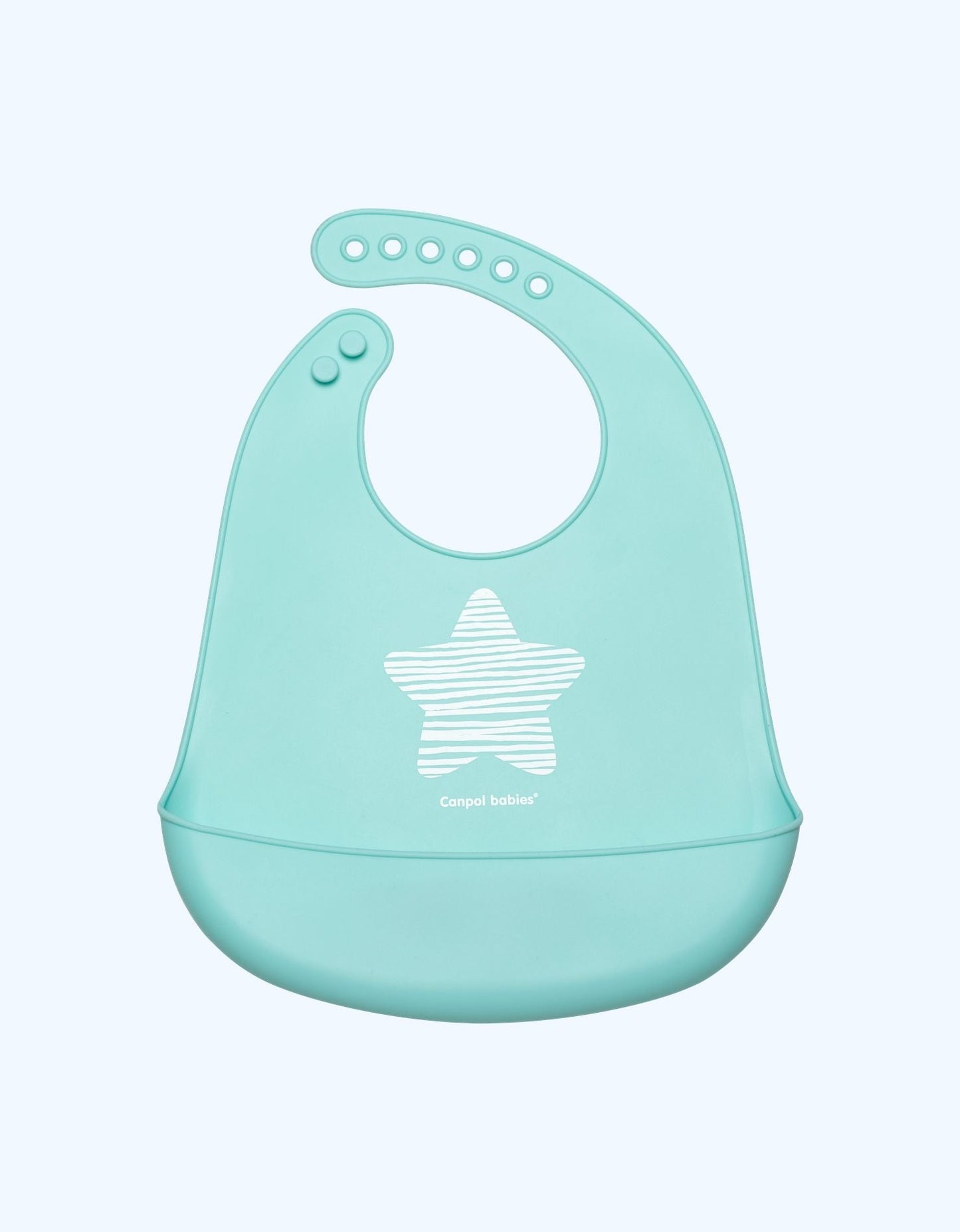 Canpol Babies Фартук нагрудный, силиконовый, с кармашком, 4+ мес.