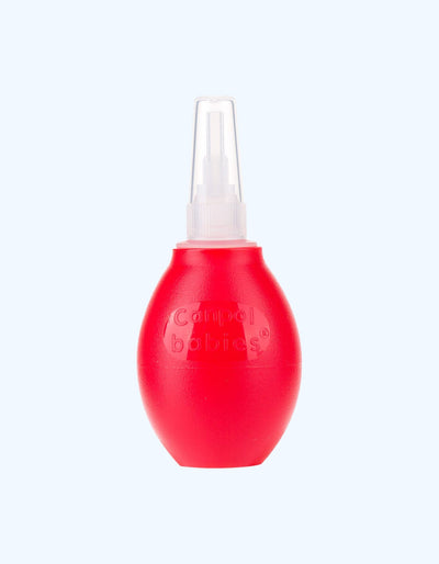 Canpol Babies Аспиратор для носа красный, две насадки, силиконовый, без BPA, 0+ мес.