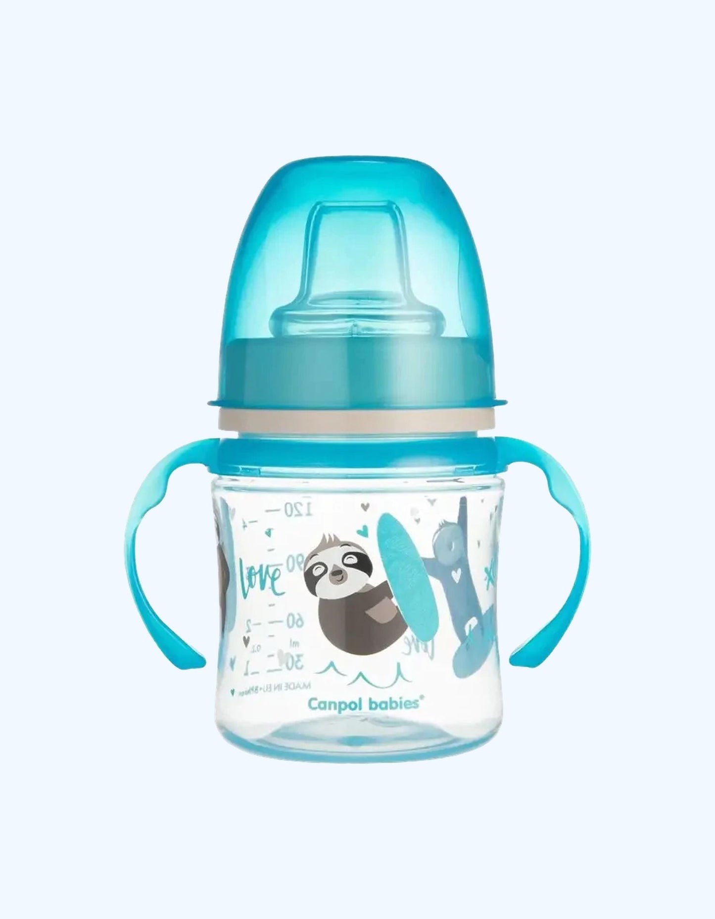 Canpol Babies Поильник обучающий, силиконовый носик, без BPA, 6+ мес., 120 мл