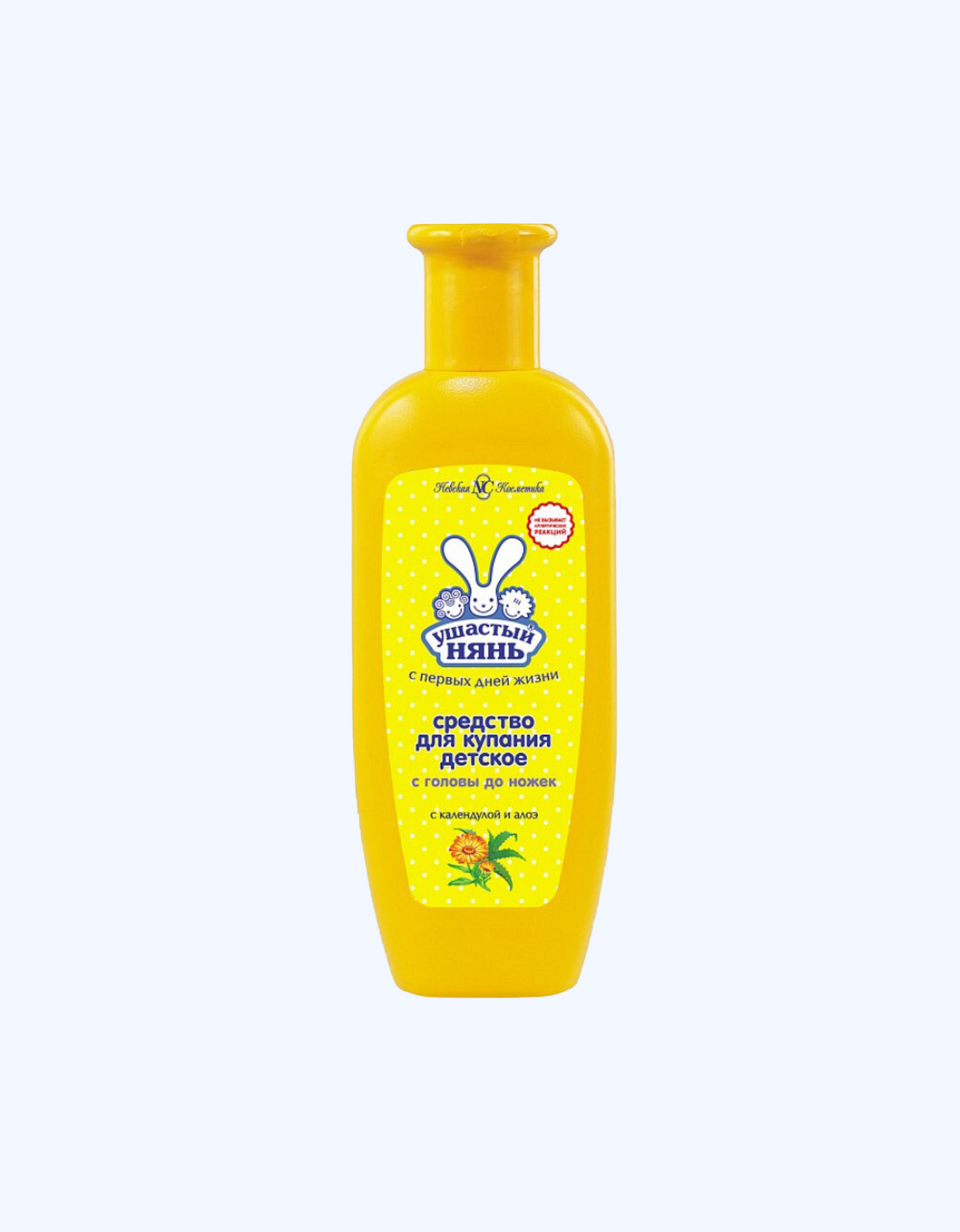Quloqli enaga Kalendula va aloe bilan boshdan oyoq cho'milish mahsuloti, 250 ml