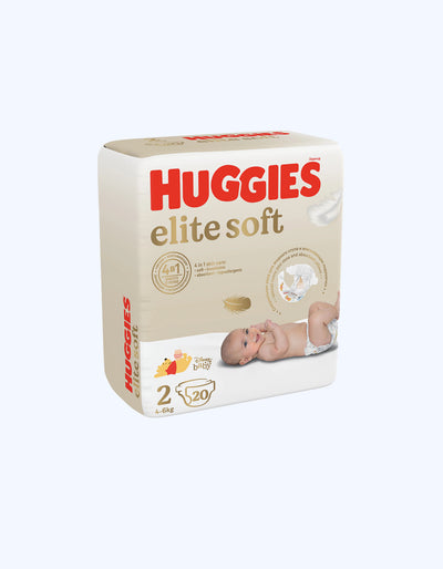 Huggies Elite Soft 2 Подгузники, 4-6 кг, 20/50 шт