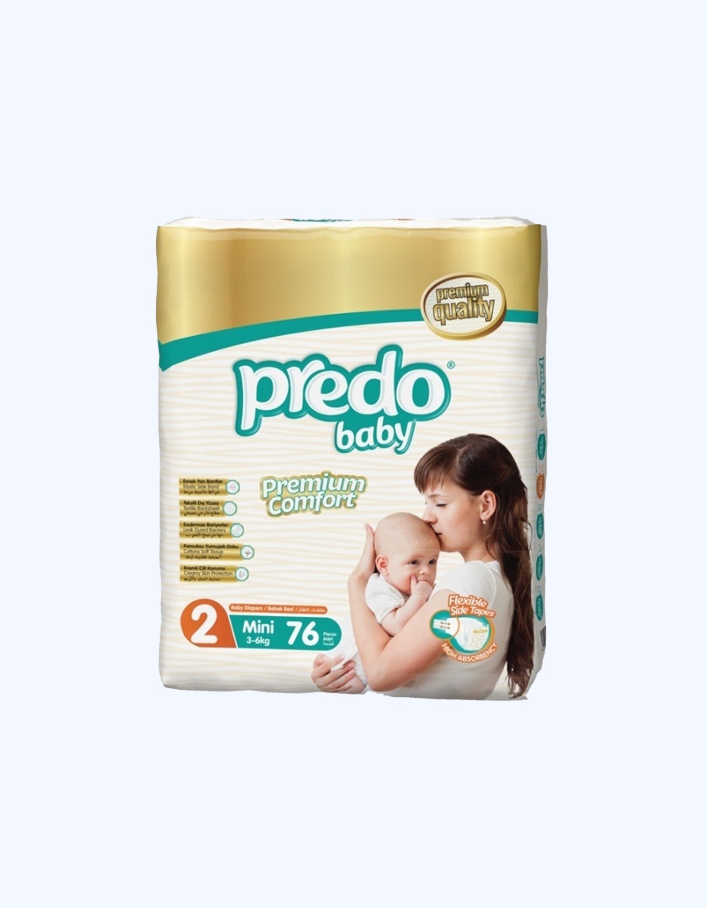 Predo Подгузники Mini 2, 3-6 кг, 44/76 шт