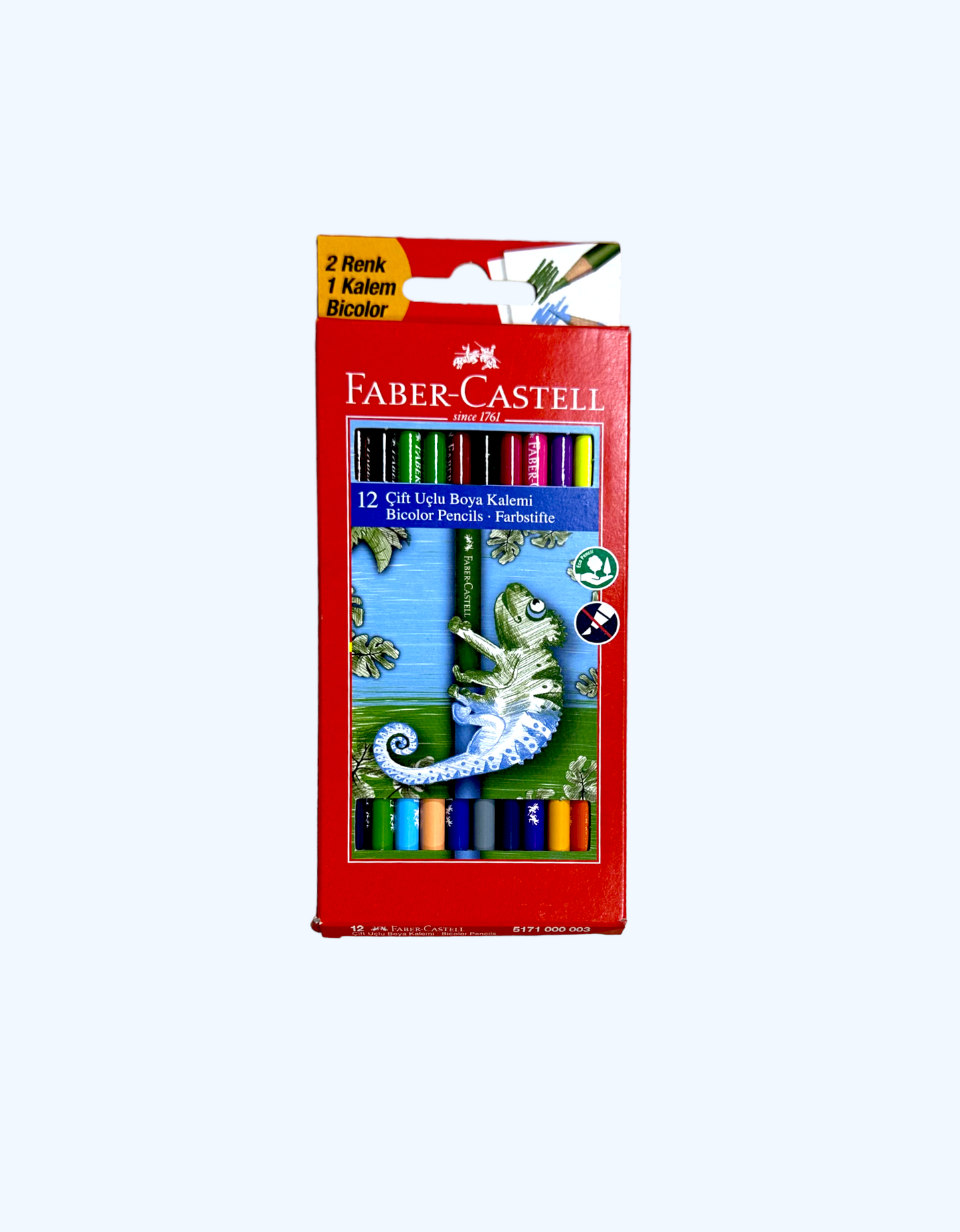 Faber Castell Rangli qalamlar, ikki tomonlama, 24 ta rang