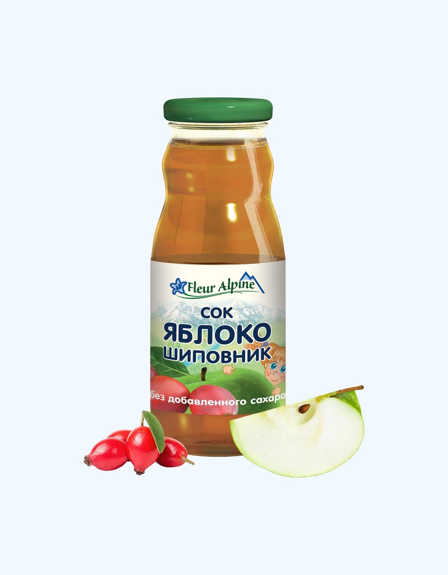 Fleur Alp sharbati, atirgul, olma, 5+ oy, 200 ml