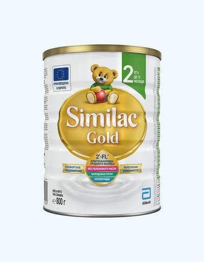 Similac Gold 2 Сухая молочная смесь, 6-12 мес., 400/800 г