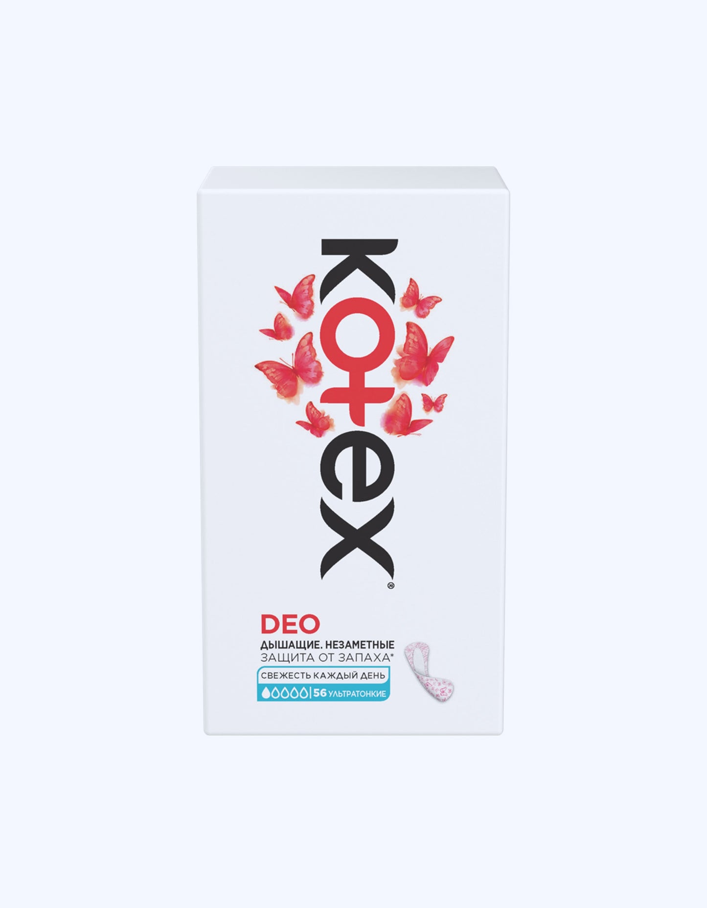 Kotex Daily Ultra yupqa prokladkalar Deo, 1 tomchi, 56 dona