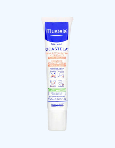 Mustela Cicastela Крем, увлажняющий, восстанавливающий для хрупкой кожи, 40 мл