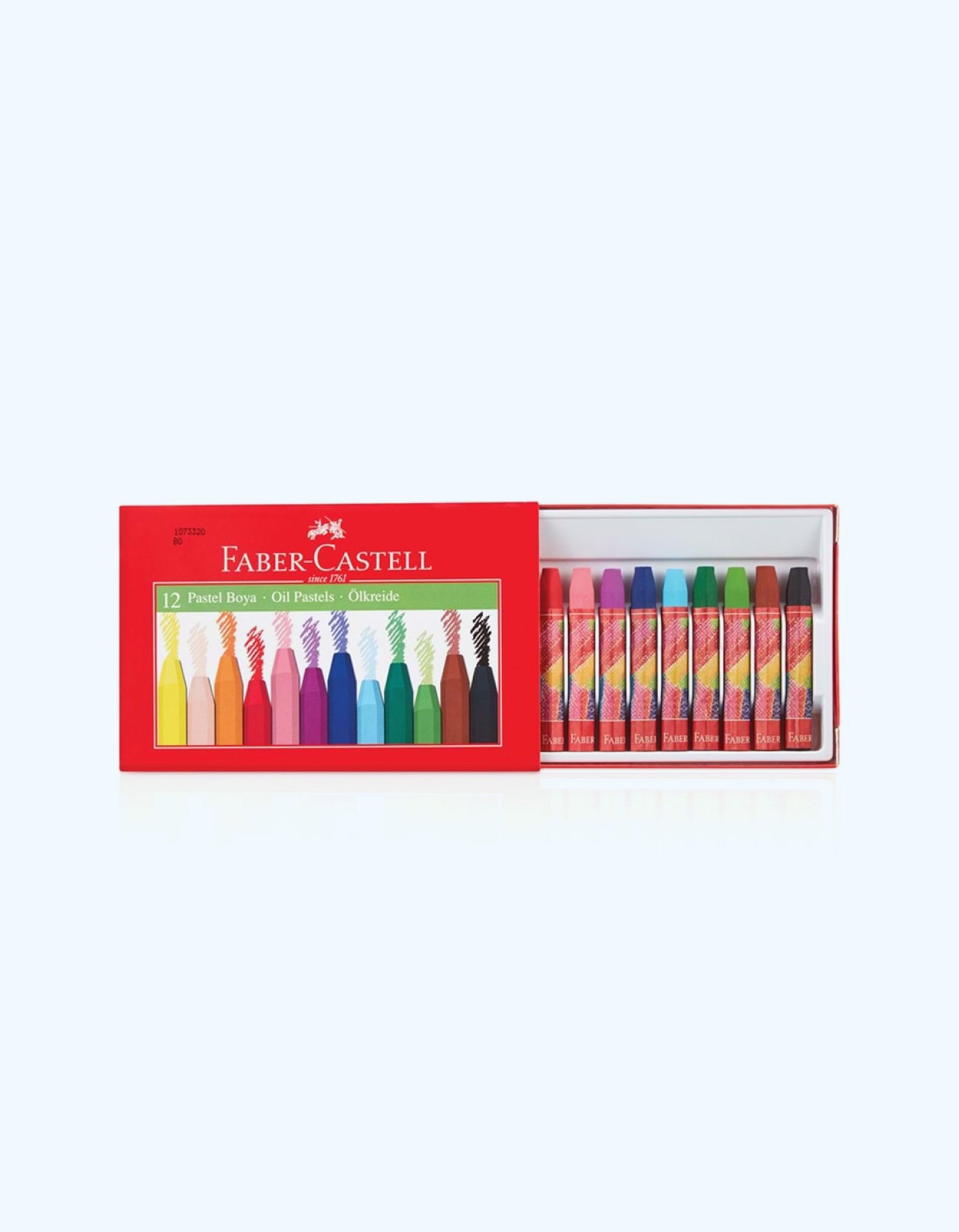 Faber Castell Wax rangli qalamlar, 12 ta rang